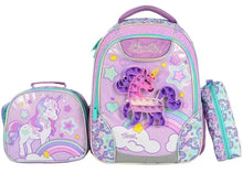 Load image into Gallery viewer, Momolly Private School Bag + Lunch Bag + Pencil Case 16inch