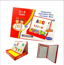 Load image into Gallery viewer, Magnetic alphbet box_number box _ Montessori Game