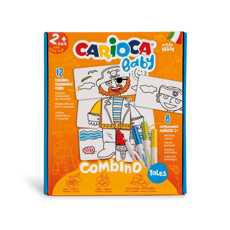 CARIOCA Baby Combino 2+ Tales + 8 Felt Tip Pens