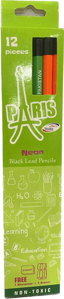 Paris Pack of Pencils + Sharpener + Eraser