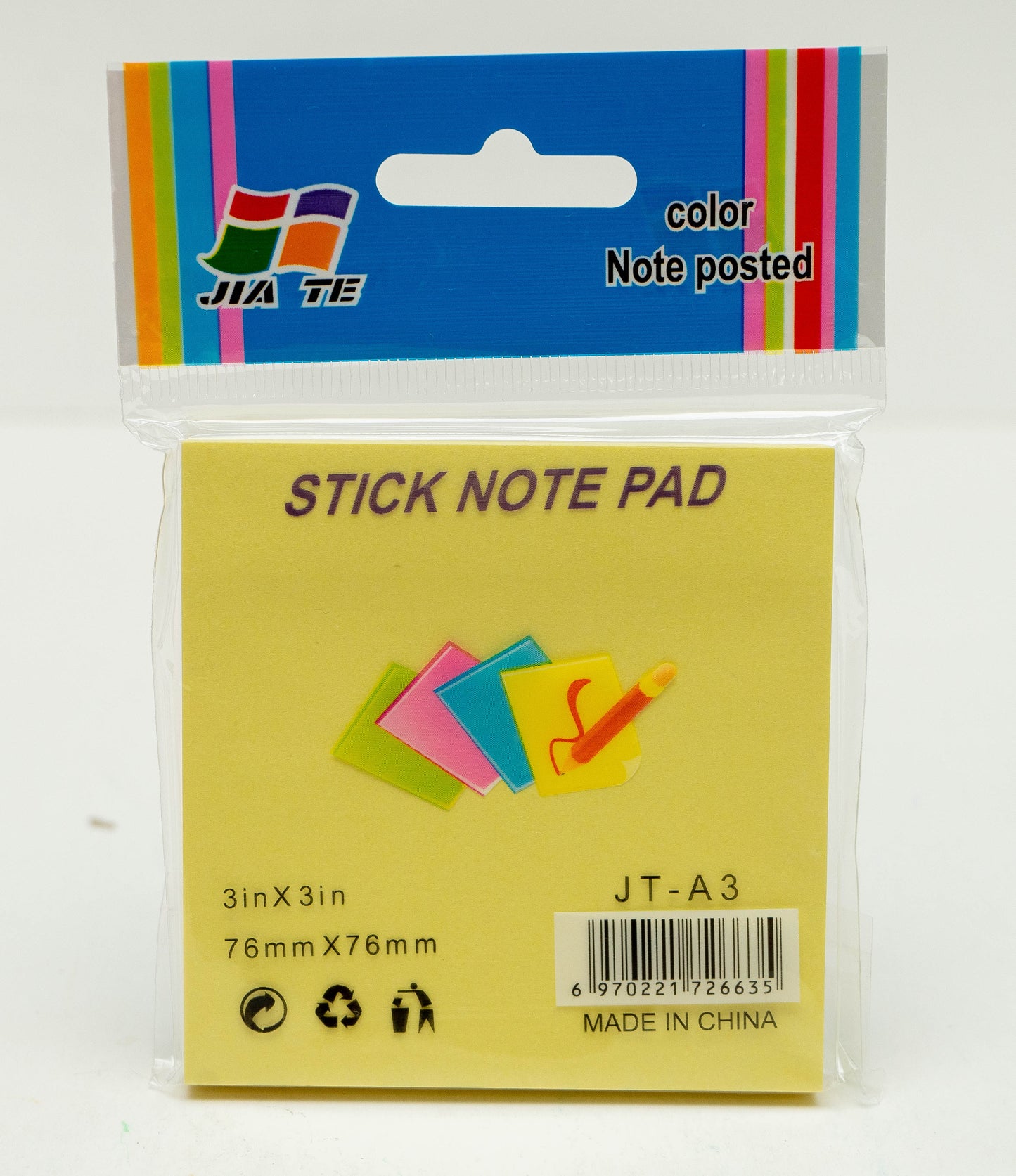 JT Plain Sticky notes