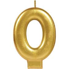 Candle Number Gold