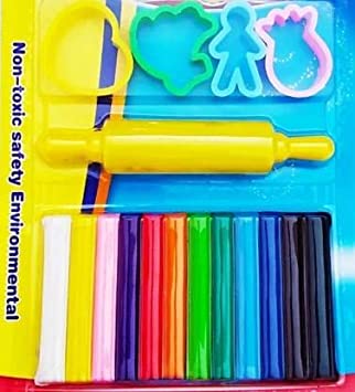 Non-Toxic Smile Kids Clay 12 Pcs