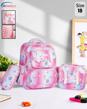 Load image into Gallery viewer, Momolly Vegan School Bag Set School Bag + Lunch bag + Pencil Case 18inch