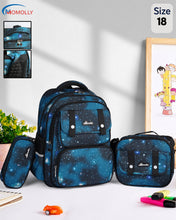 Load image into Gallery viewer, Momolly Vegan School Bag Set School Bag + Lunch bag + Pencil Case 18inch
