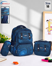 Load image into Gallery viewer, Momolly Vegan School Bag Set School Bag + Lunch bag + Pencil Case 18inch