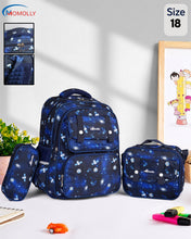 Load image into Gallery viewer, Momolly Vegan School Bag Set School Bag + Lunch bag + Pencil Case 18inch
