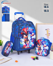 Load image into Gallery viewer, Momolly El Emlaq TROLLEY School Bag Set + Lunch Bag + Pencil Case 16inch