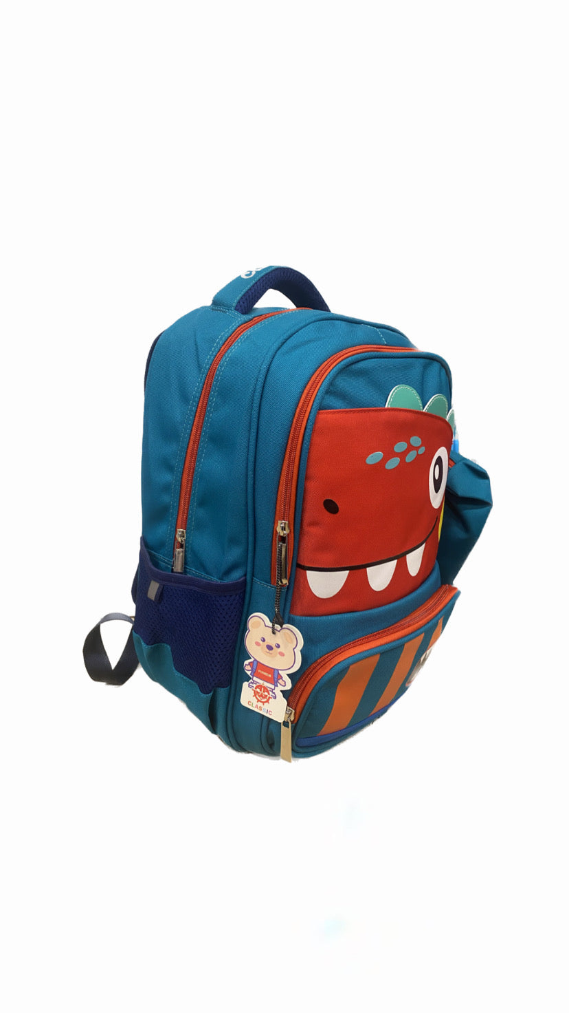 Classic Red Dino School Bag Size 17