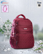 Load image into Gallery viewer, Momolly Rhombus Flexible School Bag 17inch
