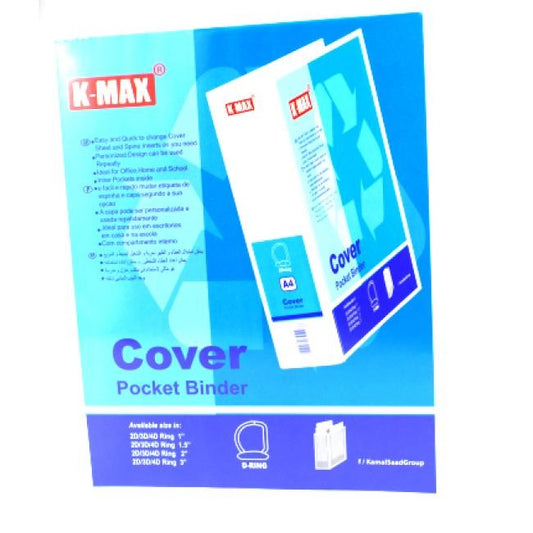 K-MAX Cover Pocket Binder  2 Rings