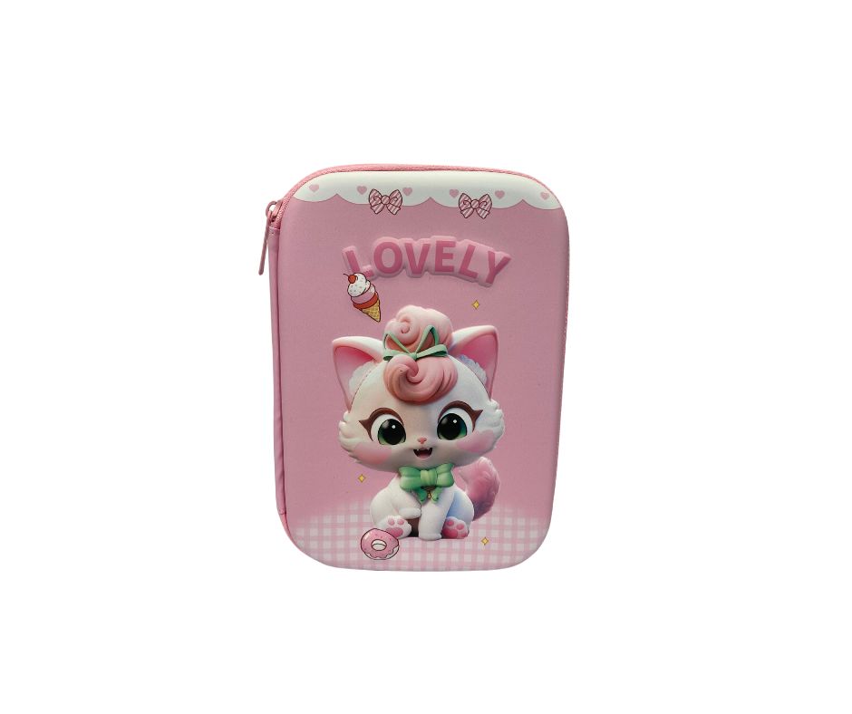 Lovely Cat Large Pencil Case