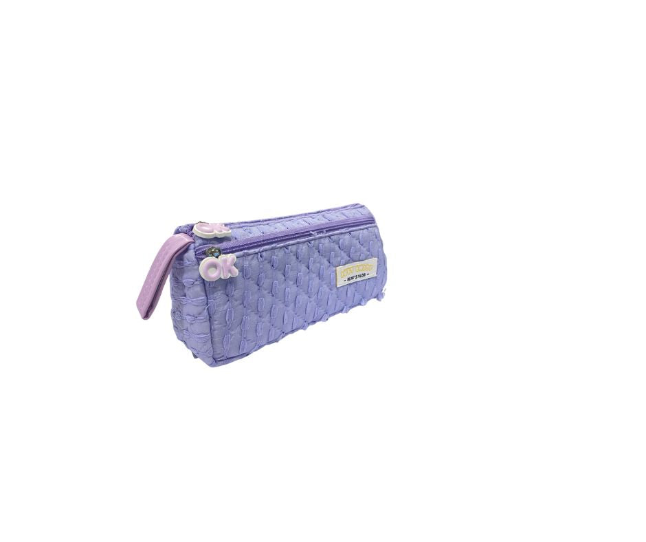OK Double Zipper Pencil Case
