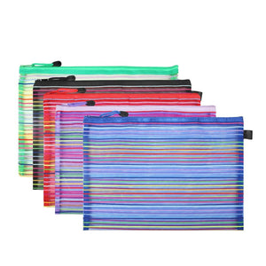 Stripped Zipper File A4