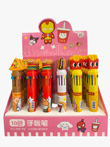 Meals Multicolor Pen ( 10 colors )