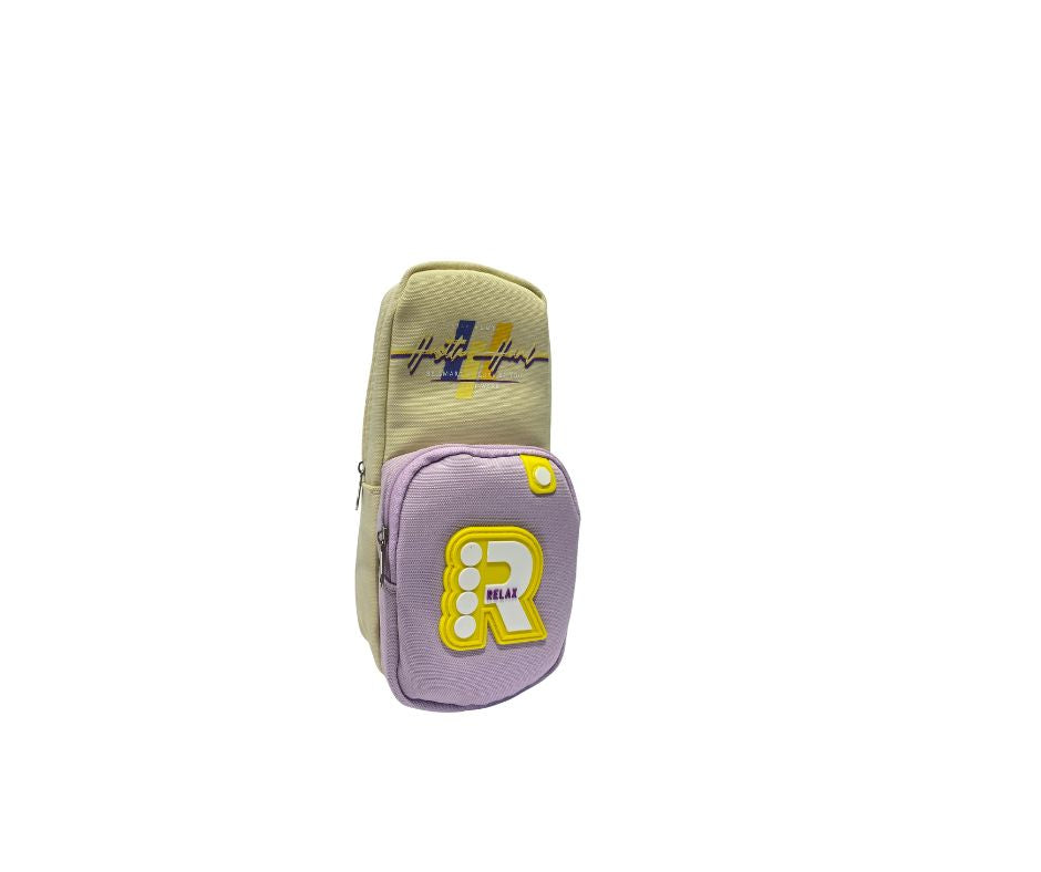 Relax Double Zipper Vertical Pencil Case