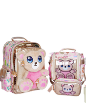 Load image into Gallery viewer, Grand Momolly School Bag Set + Lunch Bag + Pencil Case 18inch
