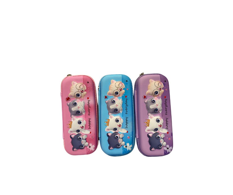 Happy Everday Cats Pencil Case