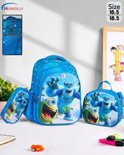 Load image into Gallery viewer, Momolly Print Unit School Bag Set + Lunch Bag + Pencil Case Size15
