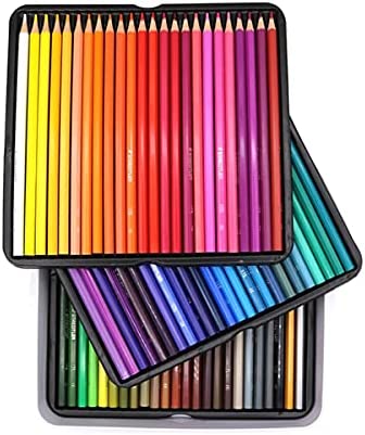 Staedtler Hexagonal Colored Pencils with Metal Box - 72 Pcs