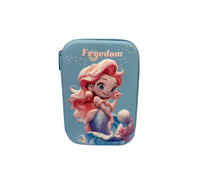 Load image into Gallery viewer, Mermaid Freedom Large Pencil Case
