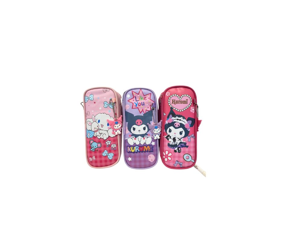 Sanrio Double Zipper Pencil Case