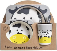 Load image into Gallery viewer, Bambo Kids fibre dinner set 5pcs
