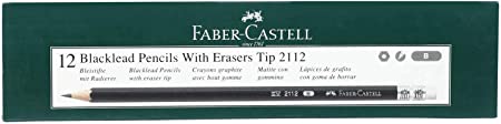 Faber Castle Pack of Pencils with eraser