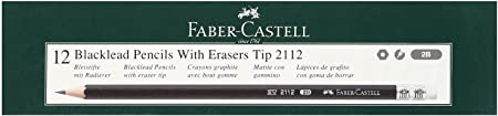 Faber Castle Pack of Pencils with eraser