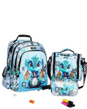 Load image into Gallery viewer, Grand Momolly School Bag Set + Lunch Bag + Pencil Case 18inch
