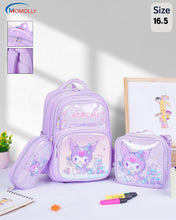 Load image into Gallery viewer, Momolly Seashell Stars School Bag Set + Lunch bag + Pencil case 17inch
