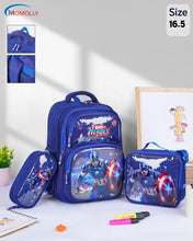 Load image into Gallery viewer, Momolly Seashell Stars School Bag Set + Lunch bag + Pencil case 17inch
