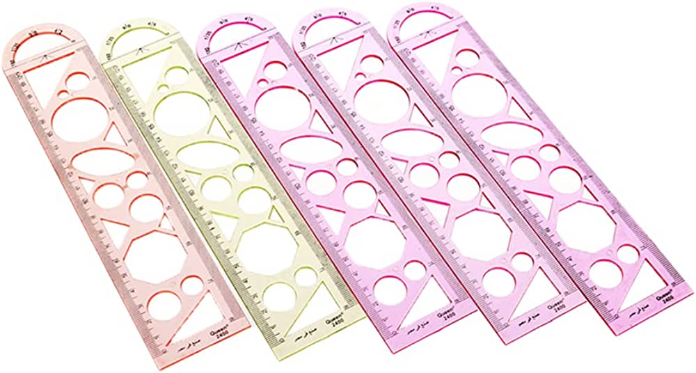 Geometric shapes Ruler 20cm