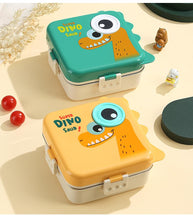 Load image into Gallery viewer, Dino Plastic Lunch Box
