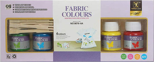VIPINXUAN Fabric Colors 6 pcs