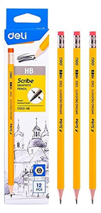 Deli Scribe Pack of HB 12 Pencils