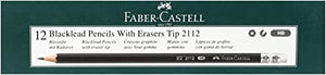 Faber Castle Pack of 12 Pencils with eraser