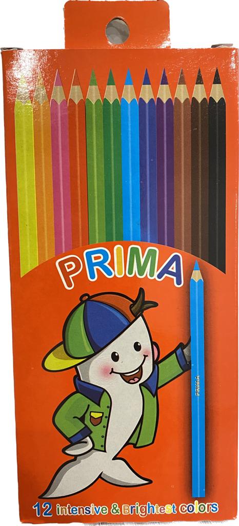 Prima Thin Colored Pencils 6, 12 pcs