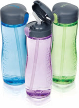Load image into Gallery viewer, Sistema hydrate  Quick Flip bottle with straw 800ml
