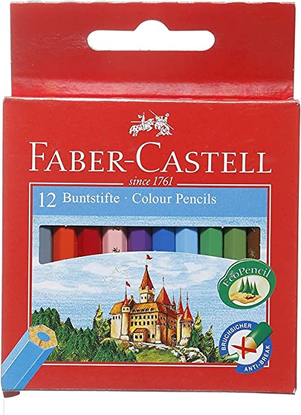 Faber Castle Buntstifte Colored Pencils 12 , 24 pcs