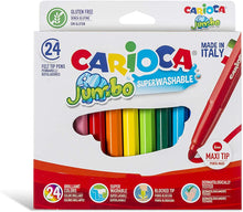 Load image into Gallery viewer, Carioca Jumbo Maxi tip color pen 6,12 , 24 pens
