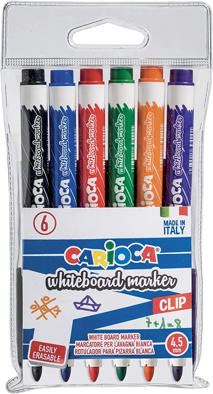 Carioca Whiteboard Markers 4 , 6 , 8 pens