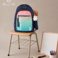 Load image into Gallery viewer, Three M Smart School Bag + Pencil Case 20inch Colorful
