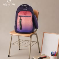 Load image into Gallery viewer, Three M Smart School Bag + Pencil Case 20inch Colorful
