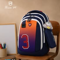 Load image into Gallery viewer, Three M Talgo School Bag + Pencil Case 20inch
