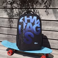 Load image into Gallery viewer, Three M Run Fast School Bag + Pencil Case 20inch Letters
