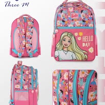 Load image into Gallery viewer, Three M 3D Characters School Bag Size 17inch
