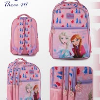 Load image into Gallery viewer, Three M 3D Characters School Bag Size 17inch
