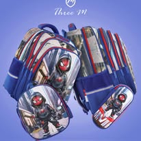 Load image into Gallery viewer, Three M School Bag Set + Lunch Bag + Pencil Case 18inch

