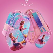 Load image into Gallery viewer, Three M School Bag Set + Lunch Bag + Pencil Case 18inch
